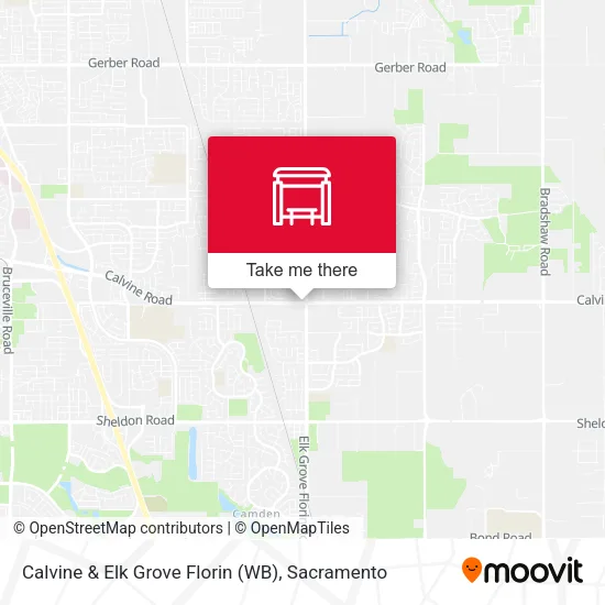 Mapa de Calvine & Elk Grove Florin (WB)