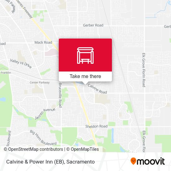 Calvine & Power Inn (EB) map