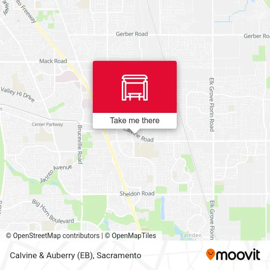Calvine & Auberry (EB) map