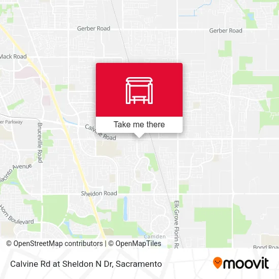 Calvine Rd at Sheldon N Dr map