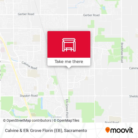 Calvine & Elk Grove Florin (EB) map