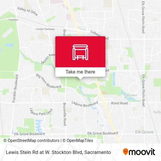 Mapa de Lewis Stein Rd at W. Stockton Blvd