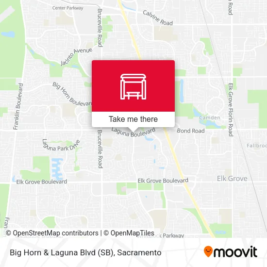 Mapa de Big Horn & Laguna Blvd (SB)