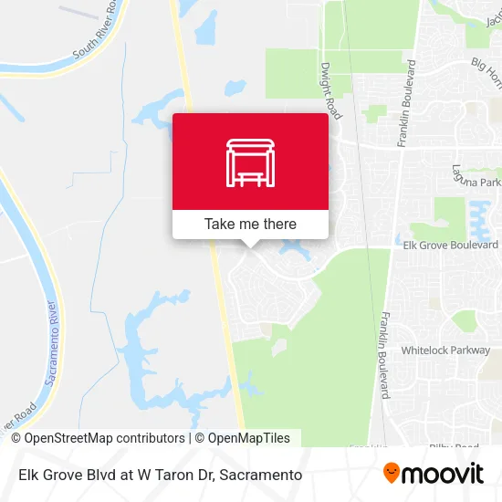 Mapa de Elk Grove Blvd at W Taron Dr