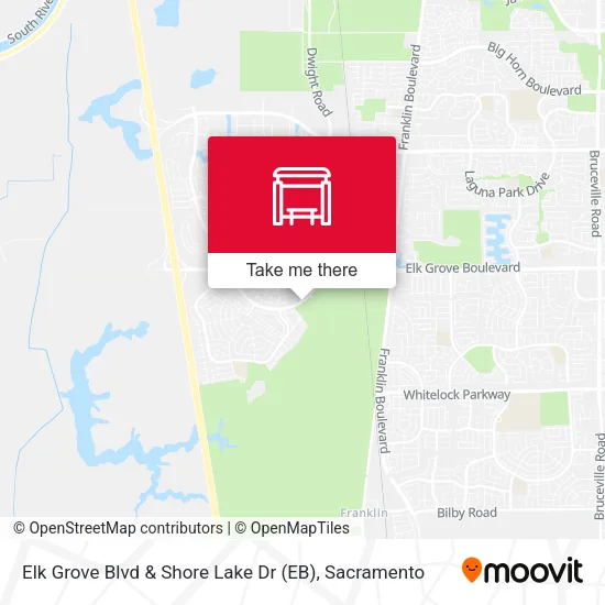 Mapa de Elk Grove Blvd & Shore Lake Dr (EB)