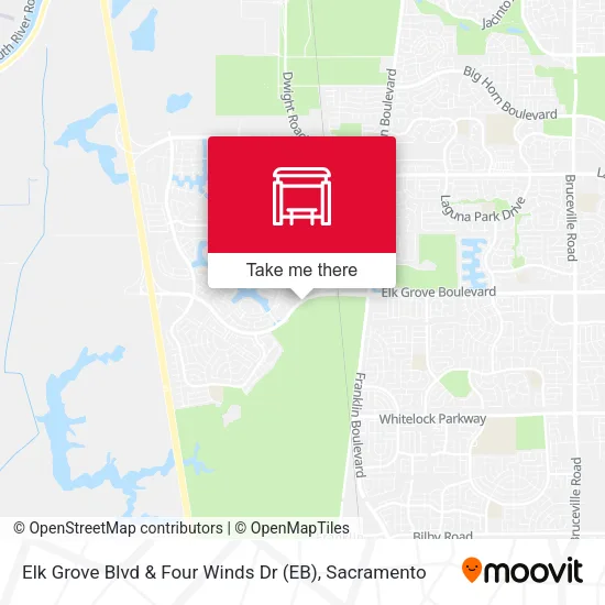 Mapa de Elk Grove Blvd & Four Winds Dr (EB)