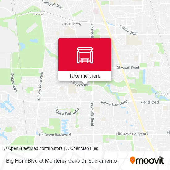 Big Horn Blvd at Monterey Oaks Dr map