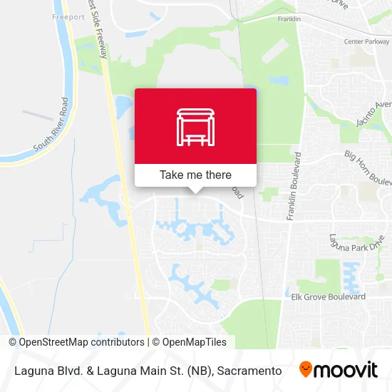 Mapa de Laguna Blvd. & Laguna Main St. (NB)
