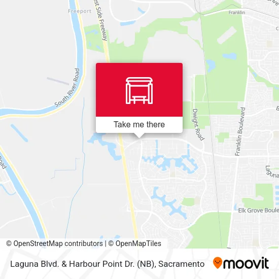 Mapa de Laguna Blvd. & Harbour Point Dr. (NB)