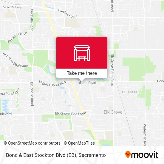 Mapa de Bond & East Stockton Blvd (EB)