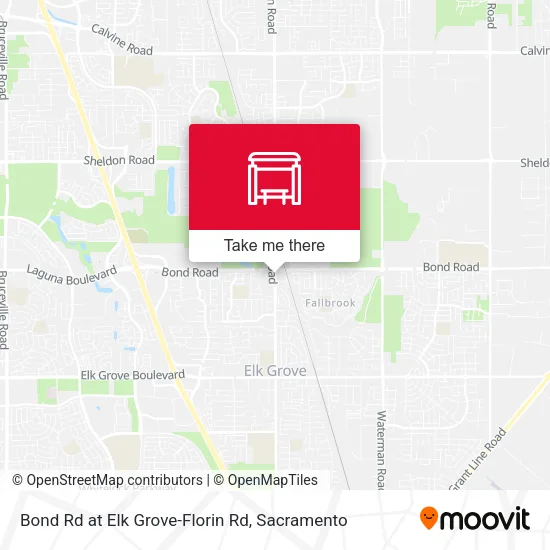 Mapa de Bond Rd at Elk Grove-Florin Rd
