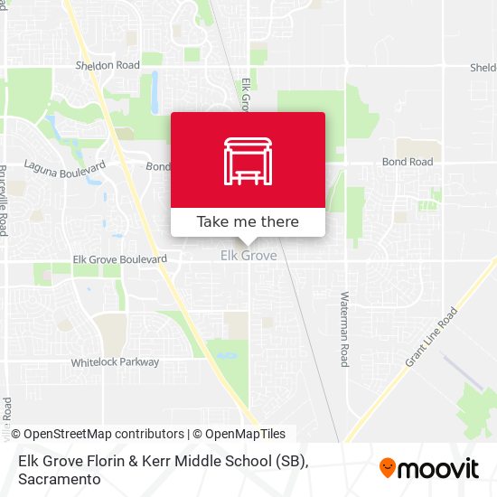 Mapa de Elk Grove Florin & Kerr Middle School (SB)