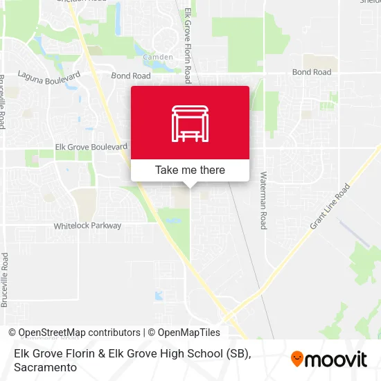 Elk Grove Florin & Elk Grove High School (SB) map