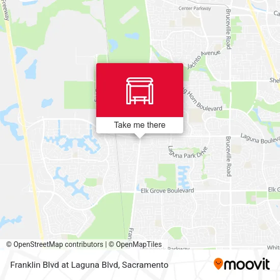 Mapa de Franklin Blvd at Laguna Blvd