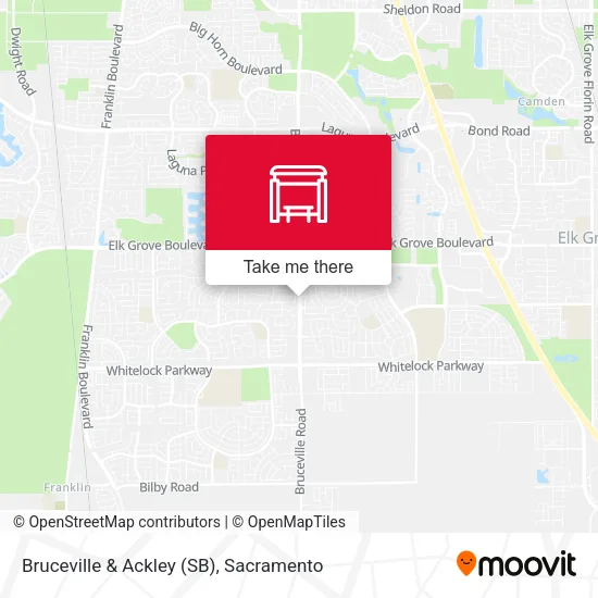 Mapa de Bruceville & Ackley (SB)