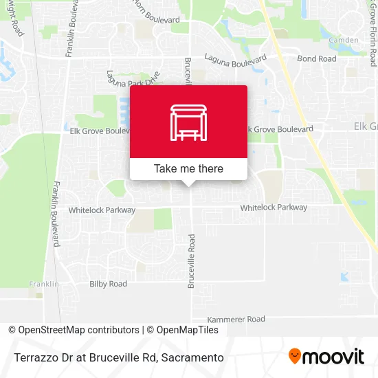 Mapa de Terrazzo Dr at Bruceville Rd