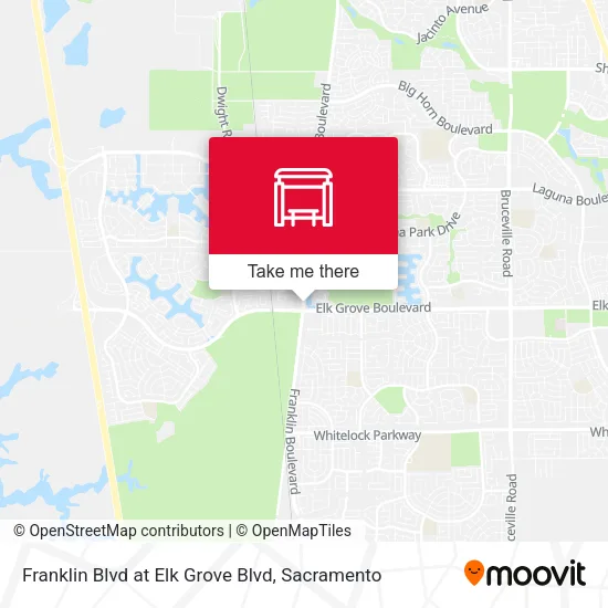 Mapa de Franklin Blvd at Elk Grove Blvd
