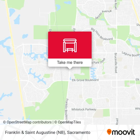 Franklin & Saint Augustine (NB) map