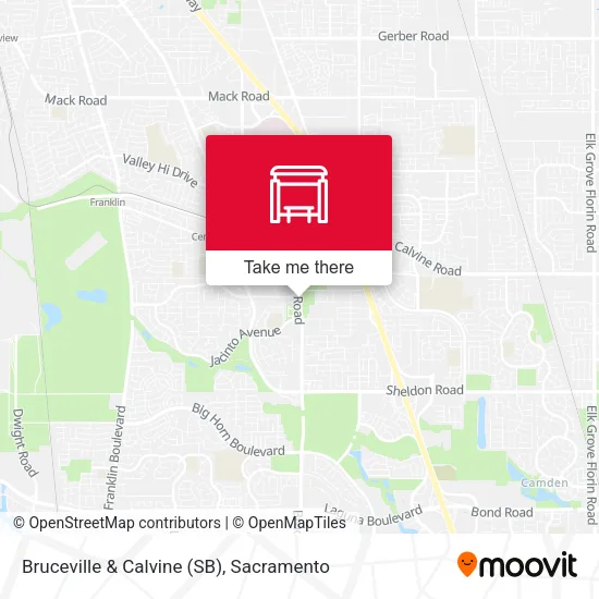 Mapa de Bruceville & Calvine (SB)