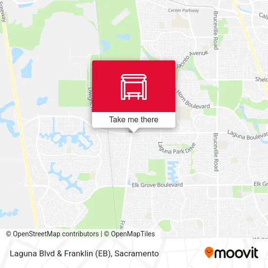 Mapa de Laguna Blvd & Franklin (EB)
