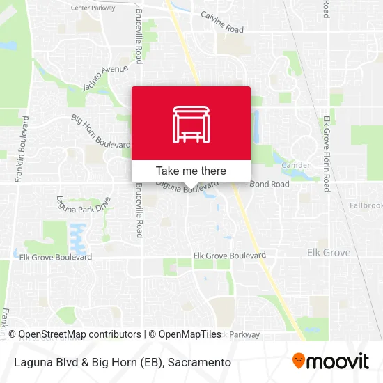 Mapa de Laguna Blvd & Big Horn (EB)