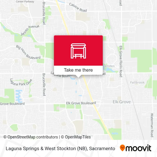 Mapa de Laguna Springs & West Stockton (NB)