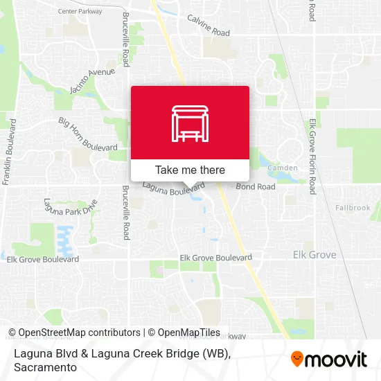 Mapa de Laguna Blvd & Laguna Creek Bridge (WB)