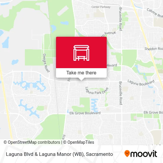 Laguna Blvd & Laguna Manor (WB) map