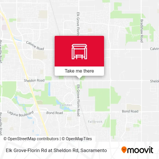 Mapa de Elk Grove-Florin Rd at Sheldon Rd