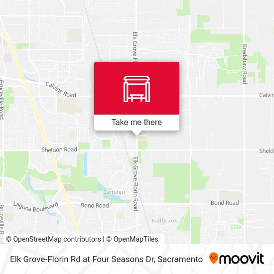Elk Grove-Florin Rd at Four Seasons Dr map
