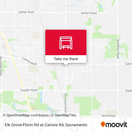 Mapa de Elk Grove-Florin Rd at Calvine Rd