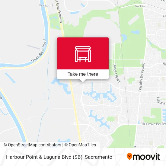 Mapa de Harbour Point & Laguna Blvd (SB)