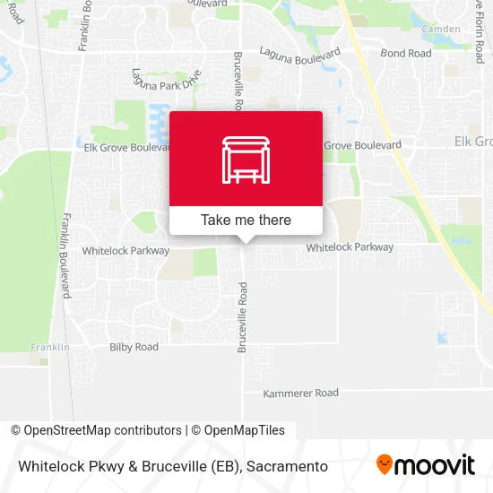Mapa de Whitelock Pkwy & Bruceville (EB)