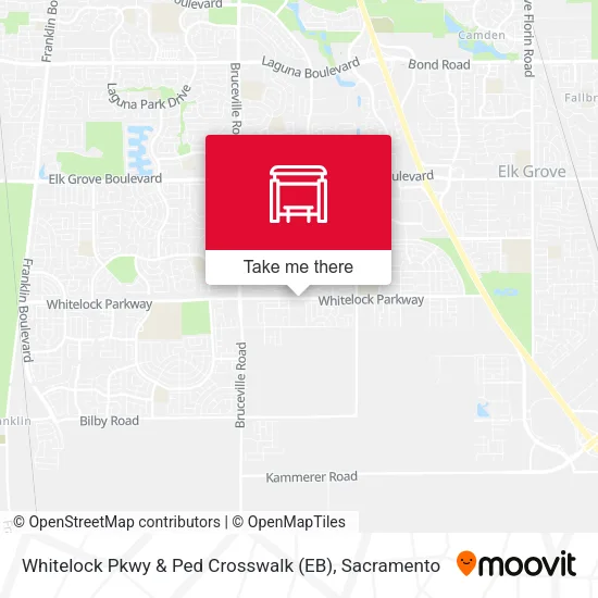 Mapa de Whitelock Pkwy & Ped Crosswalk (EB)