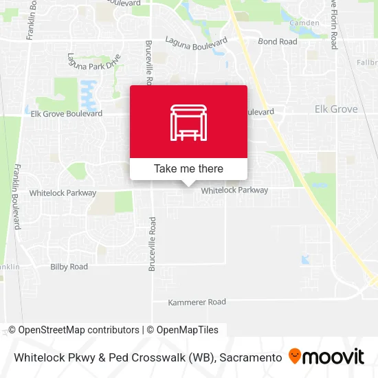 Mapa de Whitelock Pkwy & Ped Crosswalk (WB)