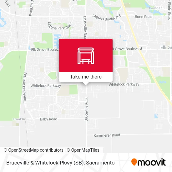 Mapa de Bruceville & Whitelock Pkwy (SB)
