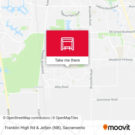 Franklin High Rd & Jefjen (NB) map