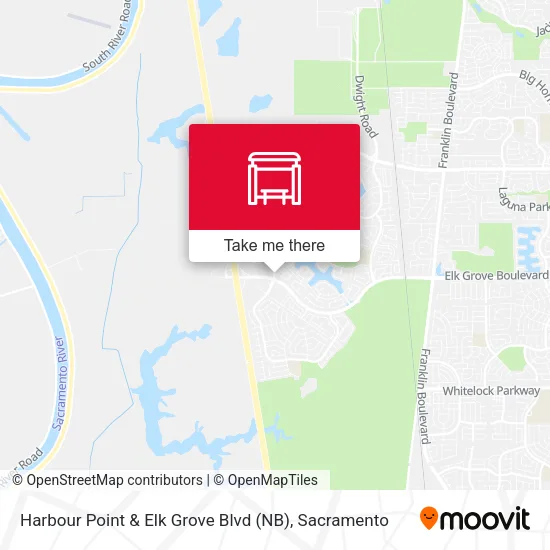 Mapa de Harbour Point & Elk Grove Blvd (NB)