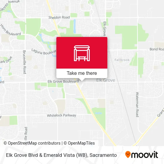 Mapa de Elk Grove Blvd & Emerald Vista (WB)