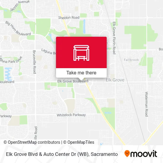 Mapa de Elk Grove Blvd & Auto Center Dr (WB)