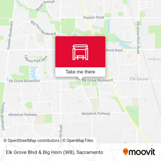 Mapa de Elk Grove Blvd & Big Horn (WB)