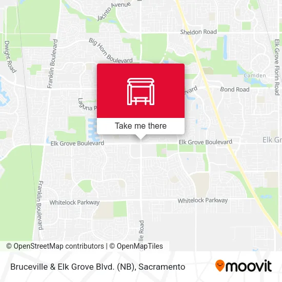 Mapa de Bruceville & Elk Grove Blvd. (NB)