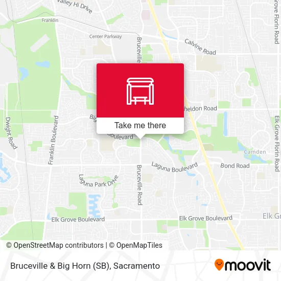 Mapa de Bruceville & Big Horn (SB)