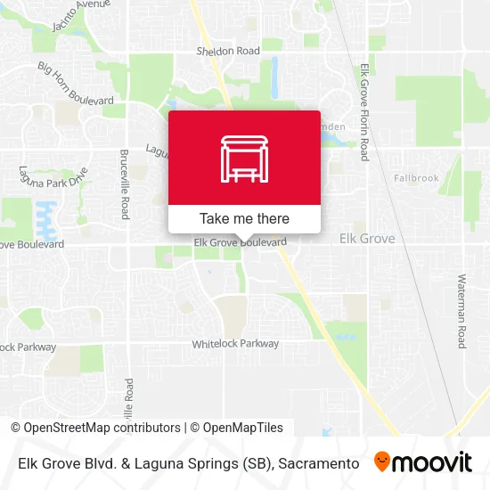 Mapa de Elk Grove Blvd. & Laguna Springs (SB)