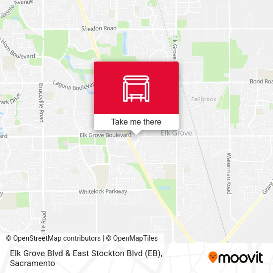 Mapa de Elk Grove Blvd & East Stockton Blvd (EB)