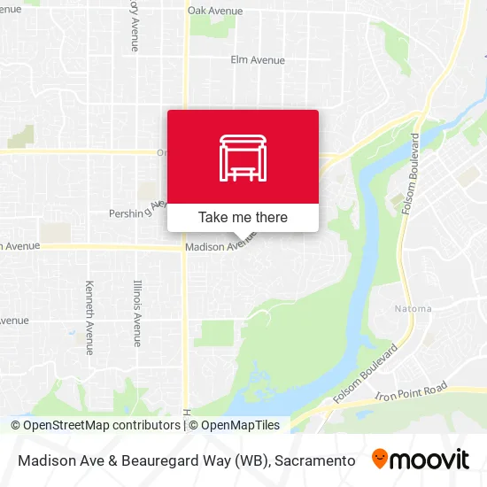 Madison Ave & Beauregard Way (WB) map