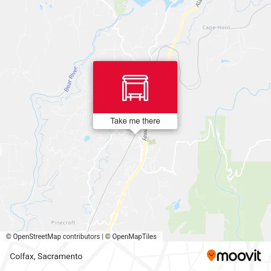 Colfax map