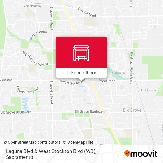Mapa de Laguna Blvd & West Stockton Blvd (WB)