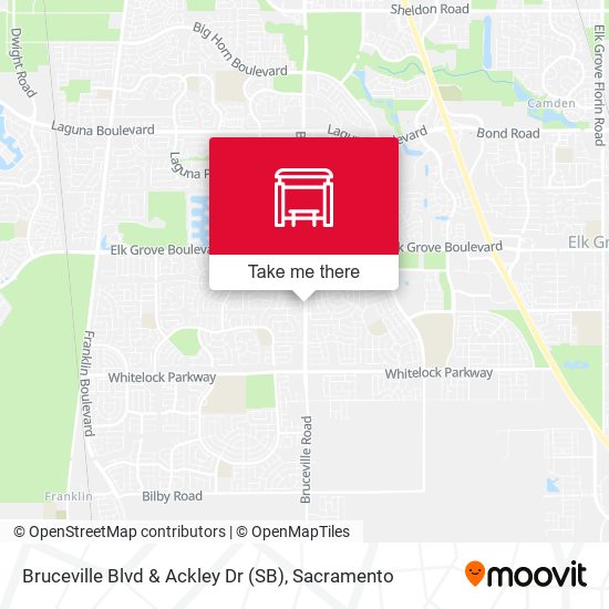 Bruceville Blvd & Ackley Dr (SB) map