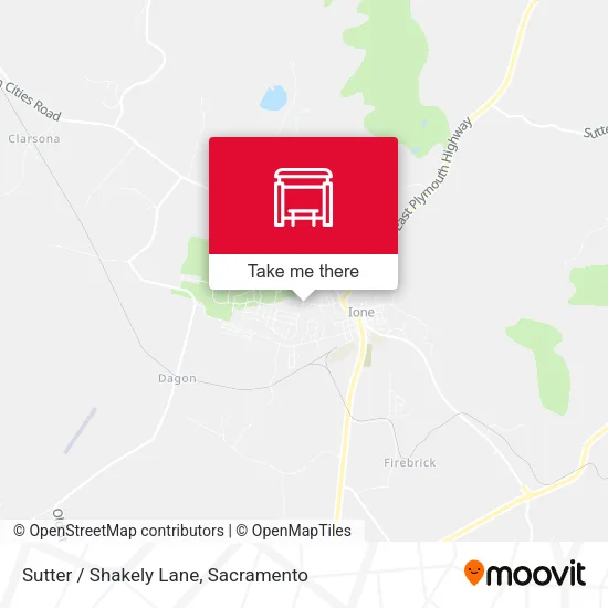 Sutter / Shakely Lane map